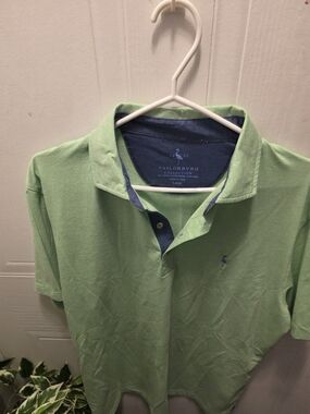 Tailorbyrd Men’s Light Green Polo Shirt